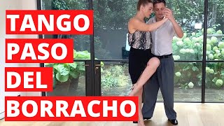 Tango Traditional Milonguero Step From Buenos Aires [upl. by Elleb]