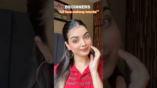 quotFull face makeup tutorial for beginnersquot ￼shortsyoutube [upl. by Yak945]