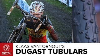 Klaas Vantornouts Dugast Tubulars  How To Choose Tyres Like A Cyclocross Pro [upl. by Akerdnuhs]