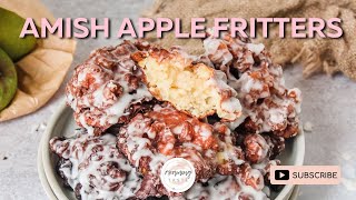 How to make Amish Apple Fritters  Quick  No Bake [upl. by Aidole496]