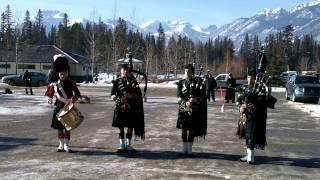 Canadian Bagpipes  Mairis Wedding  Barren Rocks of Aden [upl. by Jeannine862]