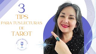 3 Tips⭐ para tus LECTURAS de TAROT👁️‍🗨️ [upl. by Iover]