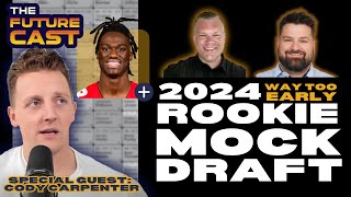 2024 Dynasty Rookie Mock Draft Two Rounds of Fantasy Football Future Stars [upl. by Mourant]