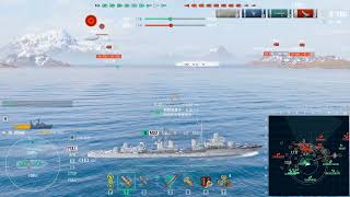 World of Warships  Orage in Mode Shuffle  Unsinkable  2203 BXP  3 Kill [upl. by Aicilra465]