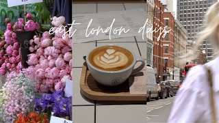 london diaries  columbia flower market  watchhouse coffee  men i trust  affogato  burrata salad [upl. by Winterbottom]