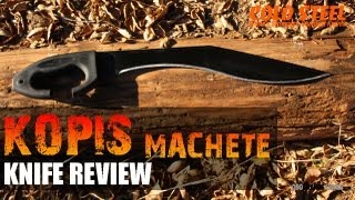 Cold Steel Kopis Kukri Machete Review  OsoGrandeKnives [upl. by Allimac244]