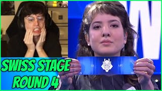 THIS DRAW SUCKS  CAEDREL REACTS TO SWISS STAGE DRAW  ROUND 4 [upl. by Annaoy]