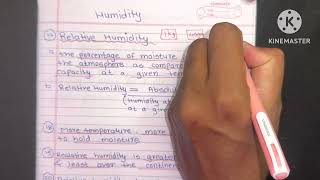 Humidity  Climatology  Geography  UPSC [upl. by Leeke80]