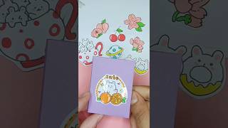 Customize your paper stickers at home l Kraft lshorts diy papercraft [upl. by Esyahc]