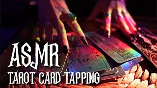 🔮 TAROT TAPPING NO TALKING  WOOD CARDS AMBIANCE  ASMR FOR SLEEP RELAXATION amp TINGLES [upl. by Kiersten]