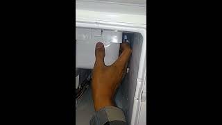 How to fix a Refrigerator  Ice Maker Replaced on a GE Bottom Freezer Refrigerator French Door [upl. by Ienttirb]