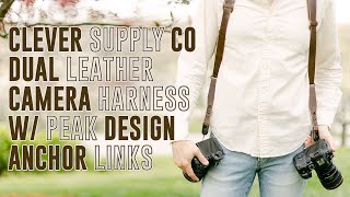 The PERFECT Peak Design Integrated Dual Leather Camera Harness  Clever Supply Co [upl. by Franky]