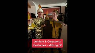 Lumiere and Cogsworth Halloween Costumes  The Making Of [upl. by Olympium]