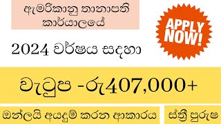 new job vacancy 2024 in sri lanka [upl. by Yrallih]