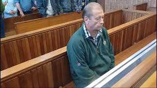 Quadruple murder accused Anton Bouwer appearing in court [upl. by Pillihpnhoj]