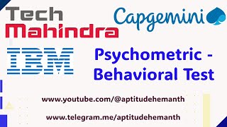 Psychometric Behavioral Test [upl. by Stafani213]