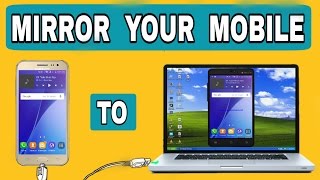 How to screen mirroring Android Mobile To PCLaptop amp TV  Required USB cable   Tech Mantra [upl. by Xuerd60]