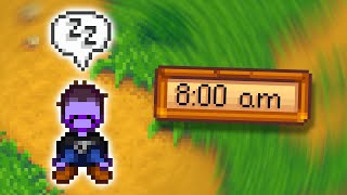 Stardew Valley but You PASS OUT at 8am [upl. by Hump]