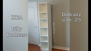 IKEA Billy Bookcase Assembly with detailed instructions I TowneBlvdTiy I IKEA furniture assembly [upl. by Acirfa]