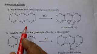 ACRIDINE  Synthesis Reactions and Medicinal uses [upl. by Shayne]