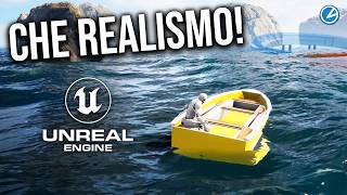 IPERREALISMO dellacqua con Fluid Flux 3 per Unreal Engine 5 [upl. by Sayles]