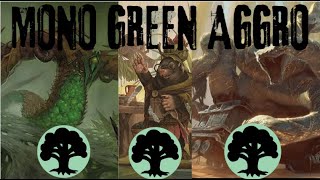 MTG Arena Standard Mono Green Aggro Counters Deck [upl. by Zedekiah324]