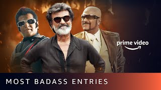 Rajinikanths Most Badass Entry Scenes  Annamalai Sivaji 20 Kaala  Amazon Prime Video [upl. by Arriaet]