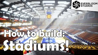 How to Build STADIUMS in Minecraft [upl. by Dicks]