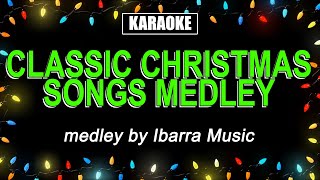 Karaoke  Classic Christmas Songs Medley RNB style [upl. by Acessej]