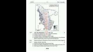 Std 9th geography exam paper upload  std 9th exam question paper Maharashtra board sscexam [upl. by Erotavlas]