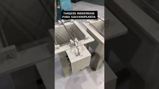 Tanques para galvanoplastia semijoias galvanoplastia cromo galvanização [upl. by Zetnom]