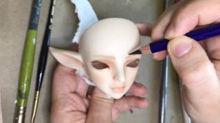 Doll Faceup  Resinsoul Ming BJD [upl. by Mcclish]