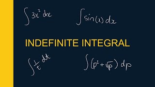 Indefinite Integral Part 1 [upl. by Hepsibah]