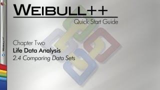 Weibull 8 Quick Start Guide Chapter 24 Comparing Data Sets [upl. by Weber613]