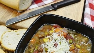 Beef Minestrone Slow Cooker Recipe  Easy Crockpot Stew  RadaCutlerycom [upl. by Eyr]