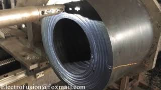 Saddle wire laying  pad wire laying  normal electrofusion fitting wire laying [upl. by Eivi]