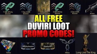 ALL FREE Warframe Items amp Promo Codes For Duviri So Far [upl. by Dream]