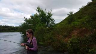 Alyssa Fishing with NakNek River Camp [upl. by Tletski]