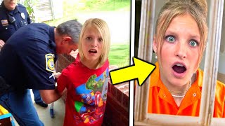 Payton Delu GOT ARRESTED Ninja Kidz TV [upl. by Anavlys734]