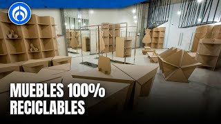 Muebles sólidos y sostenibles hechos de cartón [upl. by Scheers]