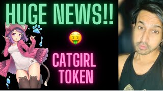 Catgirl Token HUGE NEWS  Catgirl Coin is listing on Gateio [upl. by Stone]