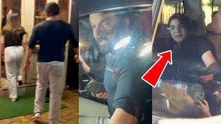 Sohail Khan With Girlfriend Spotted At Restaurant [upl. by Elnar]