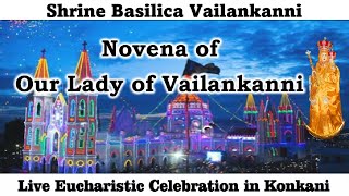 Vailankanni Feast  Konkani Mass Live at 1030 am 8th Sept 2024  Vailankanni Shrine [upl. by Amyas742]