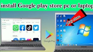 Laptop Me Play Store Download Kaise Kare  Play Store Laptop Me Download Kaise Kare [upl. by Reckford]