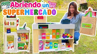 🍅🧃ABRIENDO UN SÚPERMERCADO con CAJA REGISTRADORA 🛒¡REAL😱LACTEOS 🏪 CARNE🥩FRUTAS amp VERDURAS🍓 [upl. by Acir]