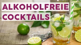 5 alkoholfreie Cocktails mit wenigen Zutaten 🍹  REZEPTE [upl. by Gravante]