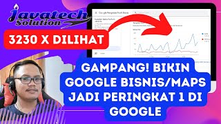 🔴GAMPANG🔴 INI DIA CARA OPTIMASI GOOGLE MY BUSINESS AGAR GOOGLE BISNISMAPS PERINGKAT 1 DI GOOGLE [upl. by Nosyerg]