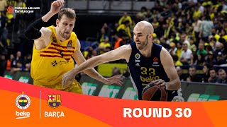 Fenerbahce Beko IstanbulFC Barcelona  Round 30 Highlights  202324 Turkish Airlines EuroLeague [upl. by Dola]