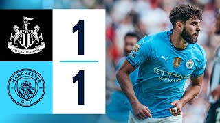 HIGHLIGHTS Newcastle 11 Man City  Gvardiol and Gordon goals ⚽️  Premier League [upl. by Llehsim]