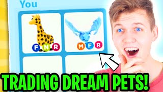 Can We TRADE AWAY OUR DREAM PETS In Roblox ADOPT ME WHAT PEOPLE TRADE WILL SHOCK YOU [upl. by Dahlia311]